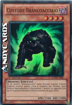 CUSTODE BRANCOACCIAIO