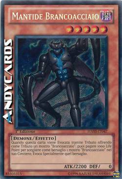 MANTIDE BRANCOACCIAIO