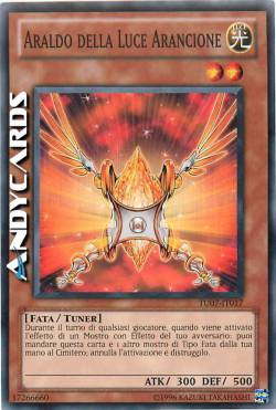 ARALDO DELLA LUCE ARANCIONE