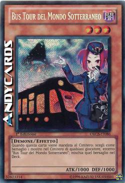 BUS TOUR DEL MONDO SOTTERRANEO