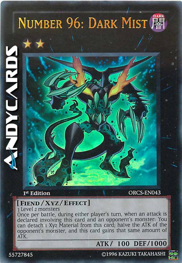 yugioh dark mist deck Amazon.com: Number 96: Dark Mist - GEIM-EN053 - Rare main image 1