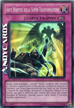 ARTE NINJITSU DELLA SUPER-TRASFORMAZIONE