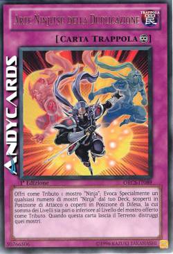 ARTE NINJITSU DELLA DUPLICAZIONE