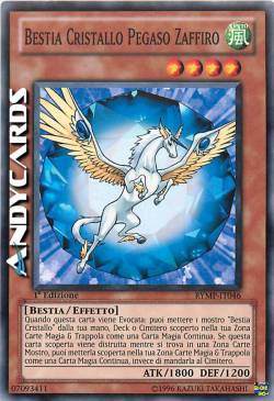 BESTIA CRISTALLO PEGASO ZAFFIRO