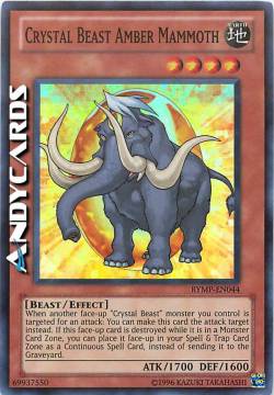 CRYSTAL BEAST AMBER MAMMOTH