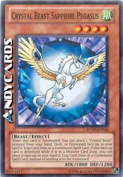 BESTIA CRISTALLO PEGASO ZAFFIRO