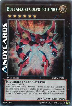 BUTTAFUORI COLPO FOTONICO