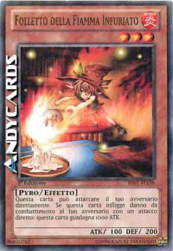 FOLLETTO DELLA FIAMMA INFURIATO