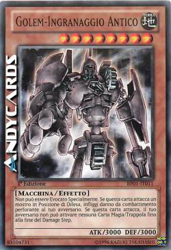 GOLEM-INGRANAGGIO ANTICO