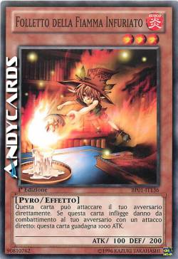 FOLLETTO DELLA FIAMMA INFURIATO