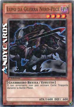 LUPO DA GUERRA NERO-PECE