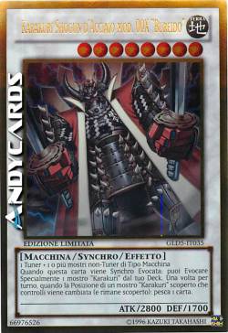 KARAKURI SHOGUN D'ACCIAIO MOD. 00X "BUREIDO"