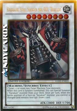 KARAKURI SHOGUN D'ACCIAIO MOD. 00X "BUREIDO"