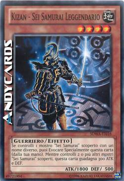 KIZAN - SEI SAMURAI LEGGENDARIO