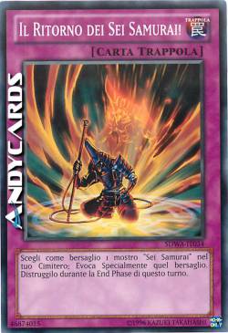 IL RITORNO DEI SEI SAMURAI!