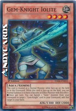 CAVALIERE-GEMMA IOLITE