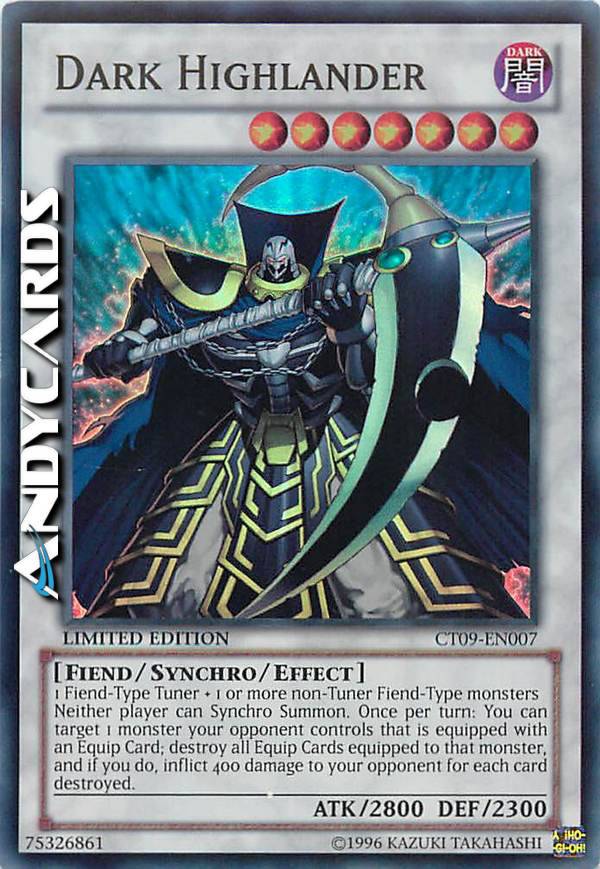yugioh dark highlander deck YU-GI-OH! - (CT09-EN007) - 2012 Collectors Tins - Limited Edition Labrynth Chaos Synchro deck,Dark Highlander