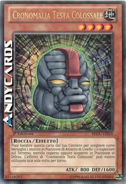 CRONOMALIA TESTA COLOSSALE