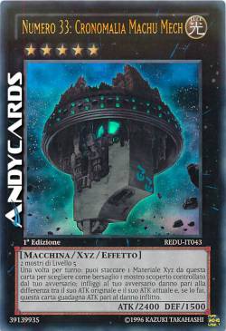 NUMERO 33: CRONOMALIA MACHU MECH