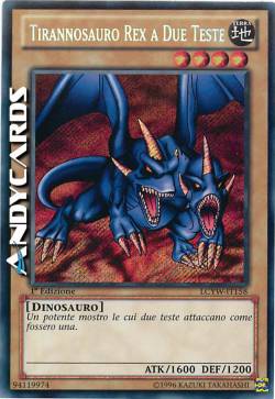 TIRANNOSAURO REX A DUE TESTE