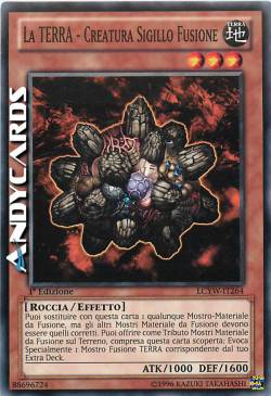 LA TERRA - CREATURA SIGILLO FUSIONE
