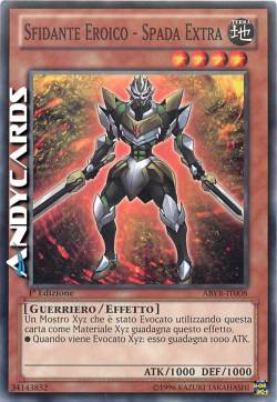 SFIDANTE EROICO - SPADA EXTRA