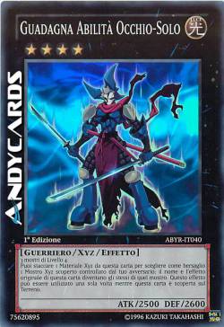 GUADAGNA ABILITÀ OCCHIO-SOLO