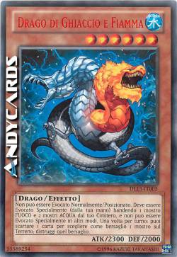 DRAGO DI GHIACCIO E FIAMMA
