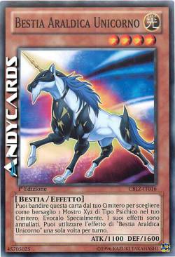 BESTIA ARALDICA UNICORNO