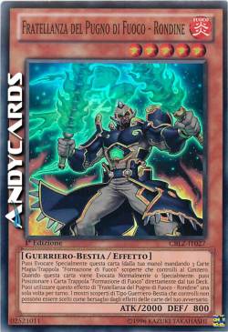 FRATELLANZA DEL PUGNO DI FUOCO - RONDINE