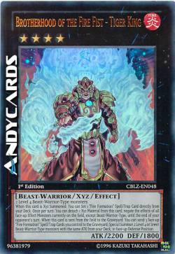 FRATELLANZA DEL PUGNO DI FUOCO - RE TIGRE