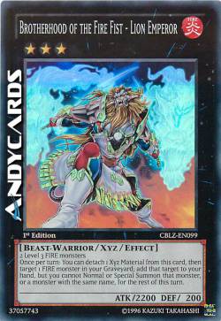 FRATELLANZA DEL PUGNO DI FUOCO - IMPERATORE LEONE