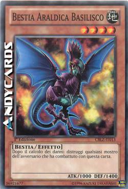 BESTIA ARALDICA BASILISCO