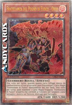 FRATELLANZA DEL PUGNO DI FUOCO - ORSO