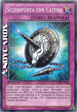 SCUDOPUNTA CON CATENA