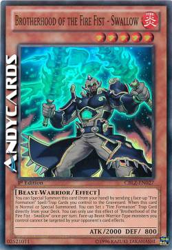 BROTHERHOOD OF THE FIRE FIST - SWALLOW