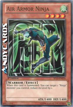 NINJA ARMATURA D'ARIA