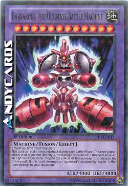 BARBAROID, LA MACCHINA DA BATTAGLIA FINALE