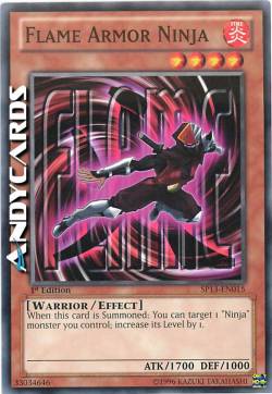 NINJA ARMATURA DI FIAMMA