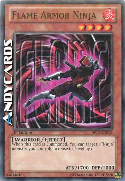 NINJA ARMATURA DI FIAMMA