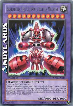 BARBAROID, LA MACCHINA DA BATTAGLIA FINALE