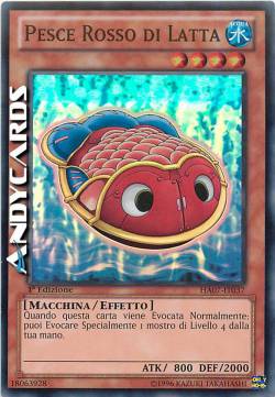 PESCE ROSSO DI LATTA