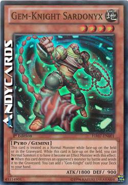 CAVALIERE-GEMMA SARDONYX