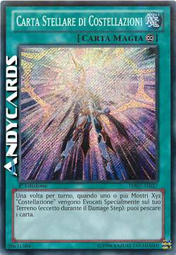 CARTA STELLARE DI COSTELLAZIONI