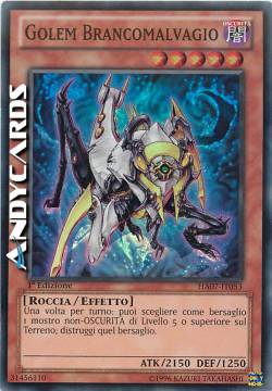 GOLEM BRANCOMALVAGIO