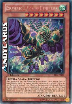 ROSAVENTO IL SIGNORE ELEMENTALE