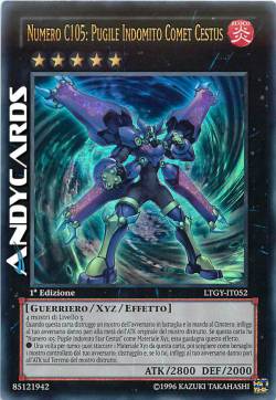 NUMERO C105: PUGILE INDOMITO COMET CESTUS