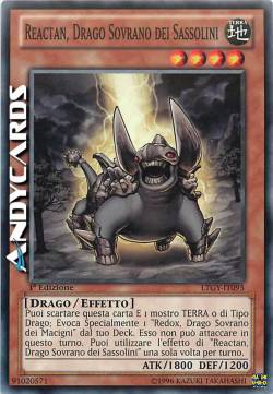 REACTAN, DRAGO SOVRANO DEI SASSOLINI