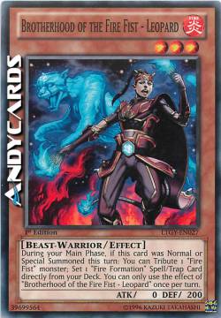 BROTHERHOOD OF THE FIRE FIST - LEOPARD