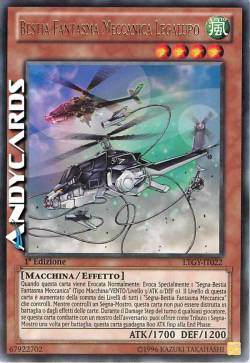 BESTIA FANTASMA MECCANICA LEGALUPO